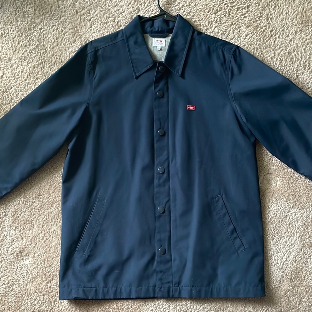 Obey Navy Blue Light Jacket